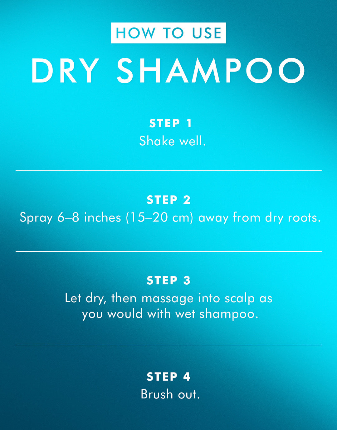 Shampooing Sec Tons Foncés