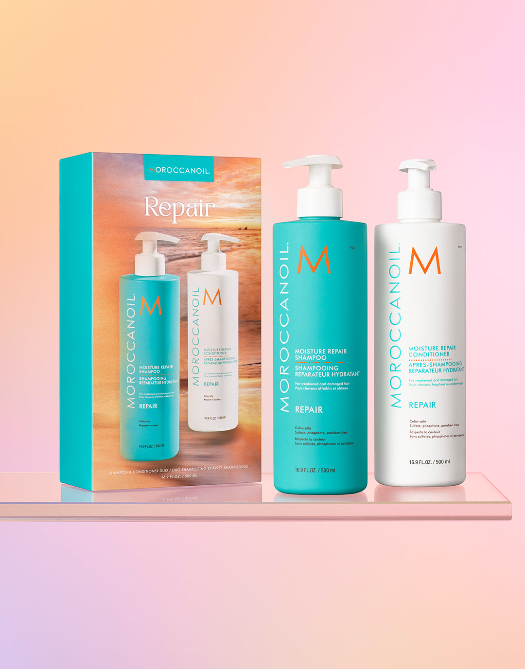 Kit Shampooing et Après-Shampooing Repair Demi-Litre