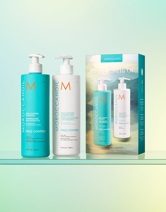 Frizz Control Shampoo & Conditioner Half-Liter Set