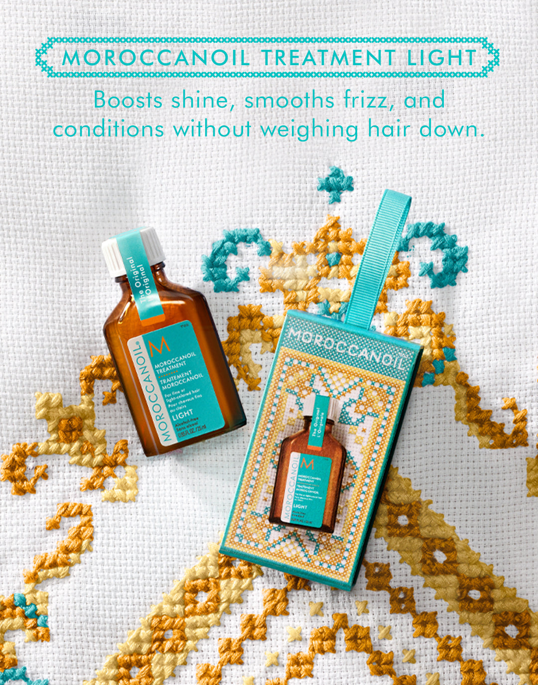 Moroccanoil Traitement léger huile capillaire ornement de vacances