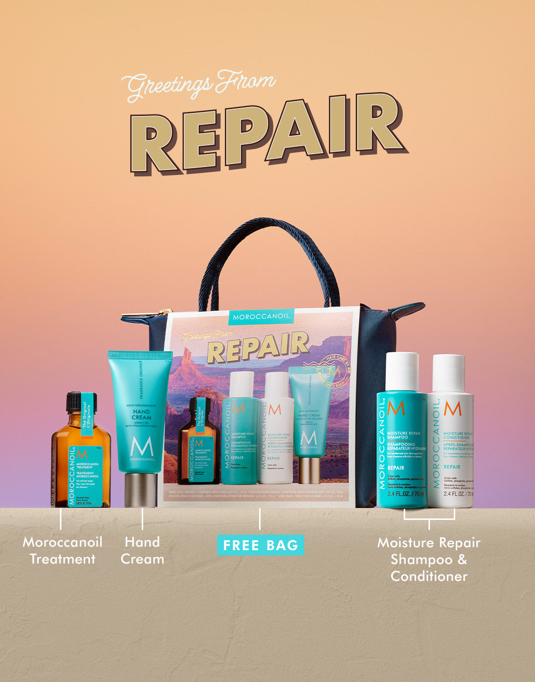 Repair Travel Set – | Moroccanoil Canada