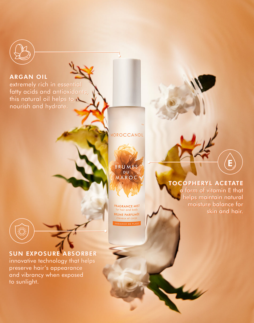 Ambiance de Plage Hair & Body Fragrance Mist – | Moroccanoil Canada